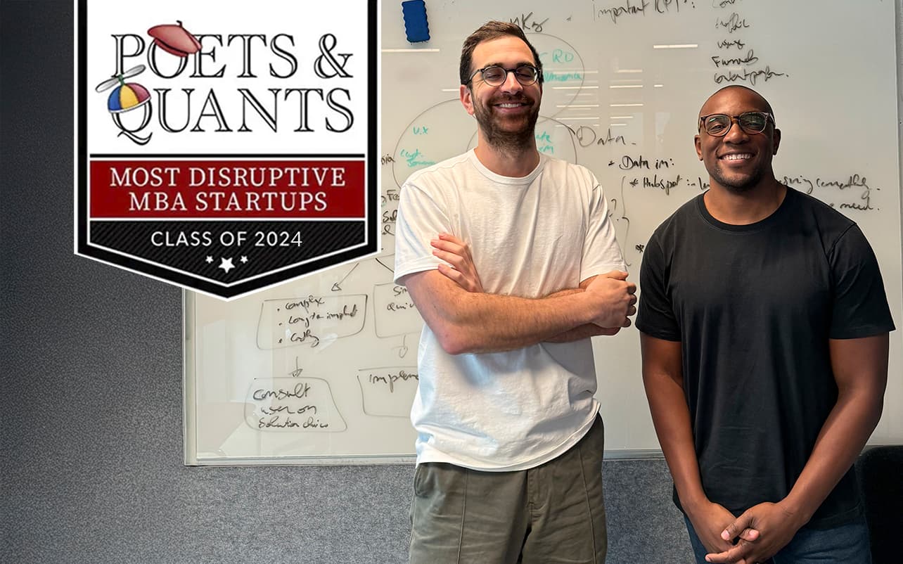 Hilite founders Paul and Dumi featured by Poets&Quants