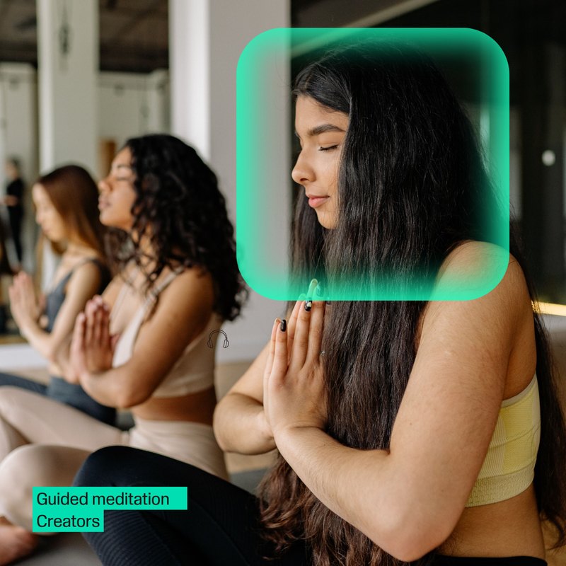 Guided meditation creators creating with Hilite